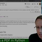Generating A PDF In Python