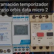 Programacion Temporizador Horario Orbis Data Micro 2