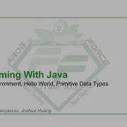 Programming With Java Lesson 1 Repl Hello World