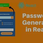 Build A Strong Password Generator With React Part 1 React JS Tutorial For Beginner Coding Power