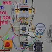 Manual And Timer Control 3 Phase DOL Starter In Tamil And English