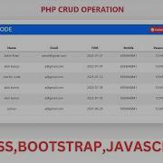 7 PHP CRUD CREATE READ UPDATE DELETE CRUD OPERATION IN PHP PHP CRUD Justforcode