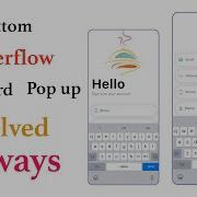Переполнение снизу при всплывающей клавиатуре Решено 2 способами Flutter