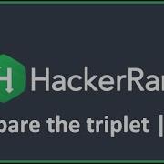 Compare The Triplet Hacker Solution In Java