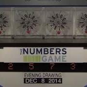 Evening Numbers Game Drawing Monday December 8 2014