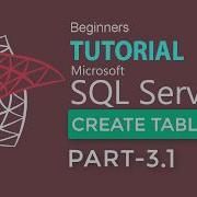 SQL SERVER 2017 PART 3 1 CREATE TABLE STATEMENT