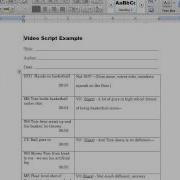 Video Script Basics