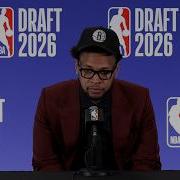 28 Overall Pick Joshua Jefferson S 2026 NBA Draft Press Conference Brooklyn Nets