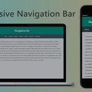 Responsive Navigation Bar With HTML And CSS
