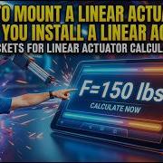 How To Mount A Linear Actuator How Do You Install A Linear Actuator Brackets For Linear Actuator