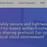 Provably Secure And Lightweight Identity Based Authenticated Data Sharing Protocol Java Project