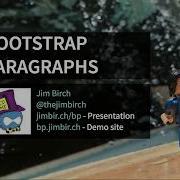 Bootstrap Paragraphs