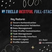 Trello Full Stack RESTful Clone Demo