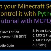 Set Up Your Minecraft Server To Control It With Python MCPQ