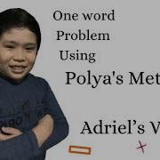 One Word Problem Using Polya S Method