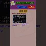 Python MCQ 133 Function Test Your Skills Python Pythonprogramming Pythoninterview Shorts Trending