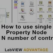 How To Use Single Property Node For N Number Of Controls In LabVIEW