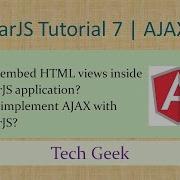 AngularJS Tutorial 7 AJAX View Inclusion