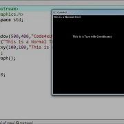 Stylish Text Printing In C Graphics H Code4xU