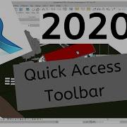 Revit 2020 Quick Access Toolbar