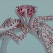 Stunning Modern Pink Diamond Ring By Jewelett Visualization Render