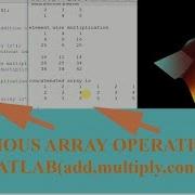Array Operations In Matlab