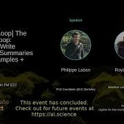 The Summary Loop Learning To Write Abstractive Summaries Without Examples Demo AISC