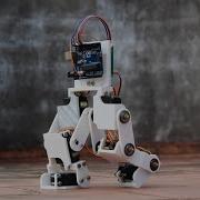Arduino Controlled Robotic Biped Test And Demo