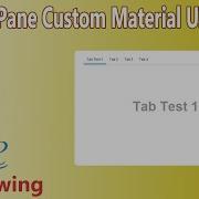 Java Swing Tabbed Pane Custom Material UI Style