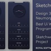 Neumorphic Clock In Sketchware How To Make Clock In Sketchware Sketchware Ui Project