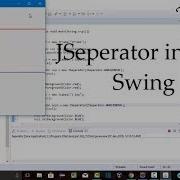 JSeperator In Java Swing By Techno Factz