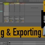 Save Export Concepts Ableton Live Manual 5