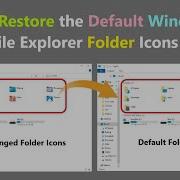 How To Restore The Default Windows 10 File Explorer Folder Icons