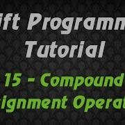 Swift Programming Tutorial 15 Compound Assignment Operators