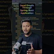 Отправка электронных писем из приложения Spring Boot Coding Javaframework Springboot Progra