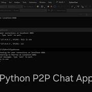 Python P2P Chat App In Visual Studio 2022 GitHub Copilot