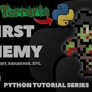 First Enemy Coding Terraria In Python Pygame Tutorial Ep 9