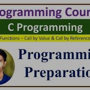 C Programming Course Functions Parameter Passing Techniques Call By Value Call By Reference