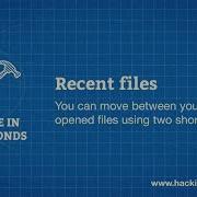 Xcode In 20 Seconds Recent Files