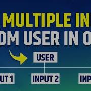 How To Input Multiple Values From Users In One Line In Python Python Tutorial