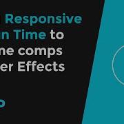 Изменение времени композиции в After Effects с помощью адаптивного дизайна