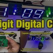 6 Digit Digital Clock How To Make Digital Clock Part 2 AT89C2051 Microcontroller IC