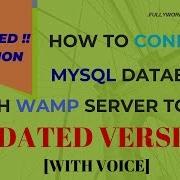 How To Connect MYSQL DB With Wamp Server TO PHP UPDATED VERSION PHP Tutorials