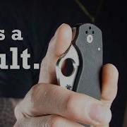 Я не хотел этот Spyderco теперь он не покидает мой карман