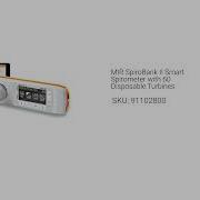 MIR SpiroBank II Smart Spirometer With 60 Disposable Turbines 91102800