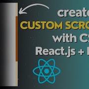 Creating Custom Scrollbar With CSS Normal HTML React Js Tutorial CODE STELLAR