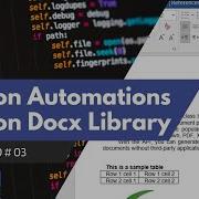 Python Automations Python Docx Library Lesson No 03