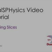 DualSPHysics Visualisation Creating Slice