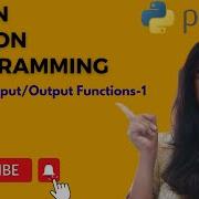 Chapter 1 Input And Output Functions In Python Part 1 Learnpython Learnpythonprogramming Coding