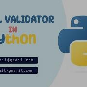 Email Validator In Python Python Project Naman Garg